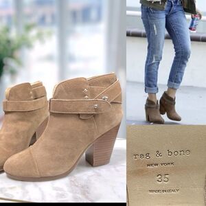 Rag & Bone The Harrow Boots Ankle Booties Sz 35 /US 5
